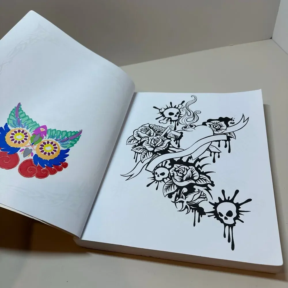 Ulitmate Tattoo Coloring Book Coster Patience Chartwell